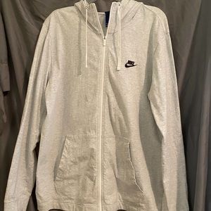 Women’s Light Heather Grey Hoodie Jacket